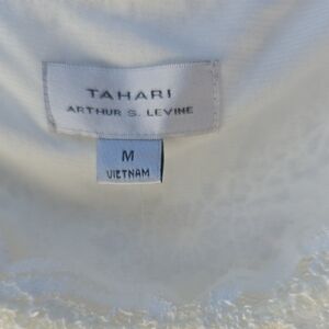 Tahari Cream Lace Blouse